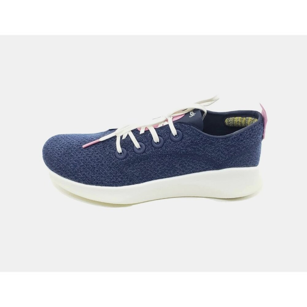 Allbirds Womens Tree Runners Everyday Sneakers Kauri Marine Blue White Sole Sz 9